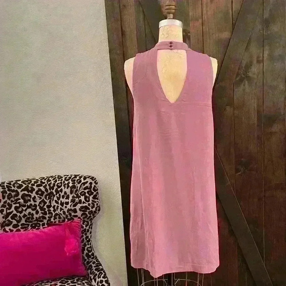WAYF NWT Dusty Mauve Sheath Dress, Size M - Picture 2 of 9